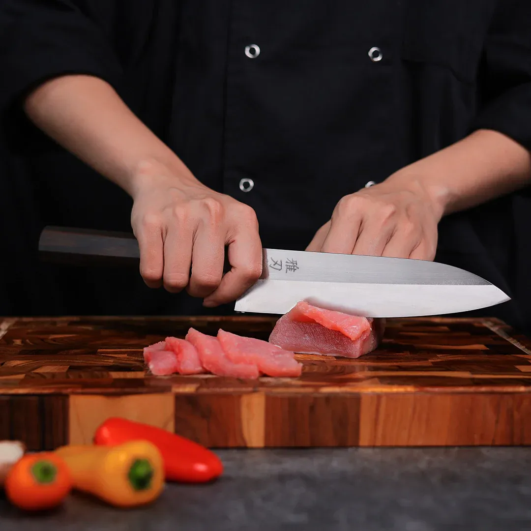 Gyuto VG-10 Ebony Wood Handle - Image 10