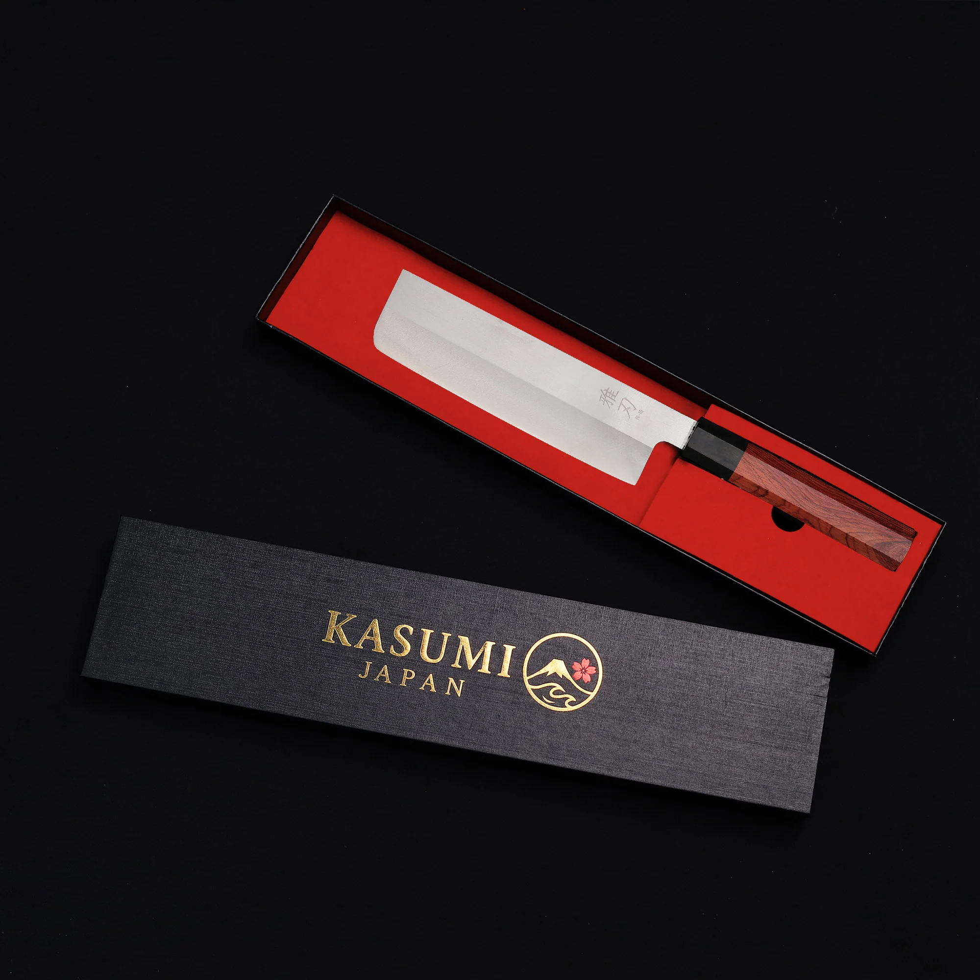 3-Piece Red Ebony VG-10 Knife Set – Home Cook Edition (Gyuto, Nakiri, Petty) - Image 7