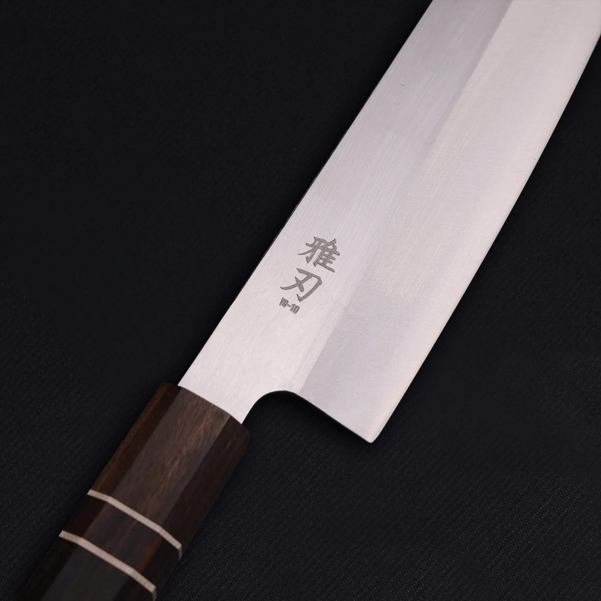 Nakiri VG-10 Ebony Wood Handle 180mm/7in - Image 3